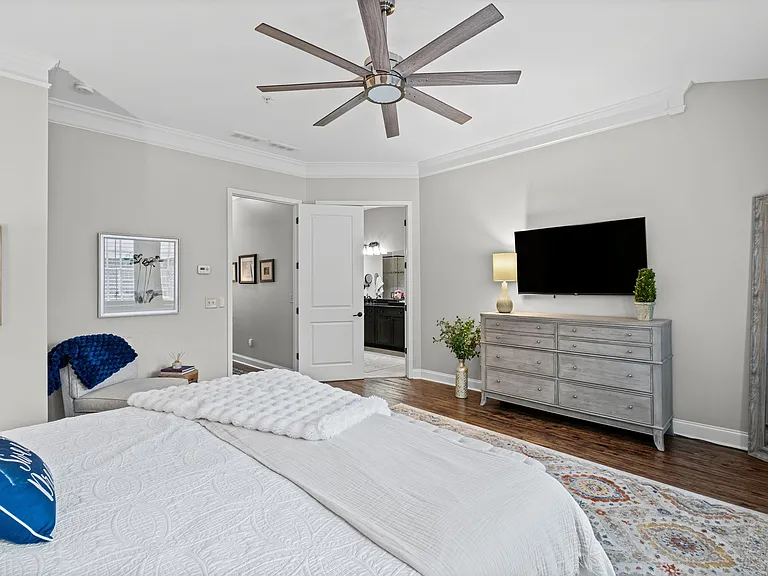 Upstairs - primary bedroom