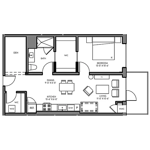 Floor plan A10 - West