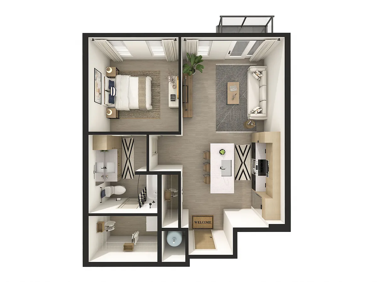 Floor plan Cedar 1.1