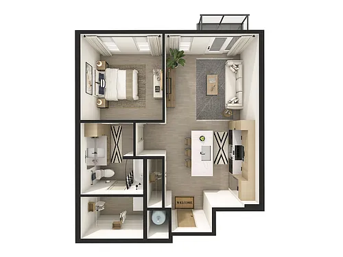 Floor plan Cedar 1.1