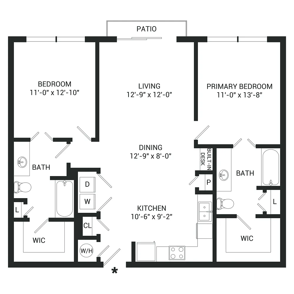 Floor plan B1