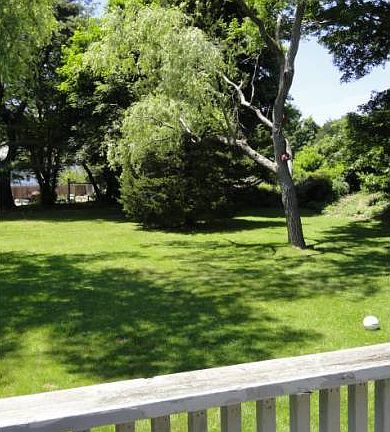 Spacious outdoor living