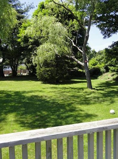 Spacious outdoor living