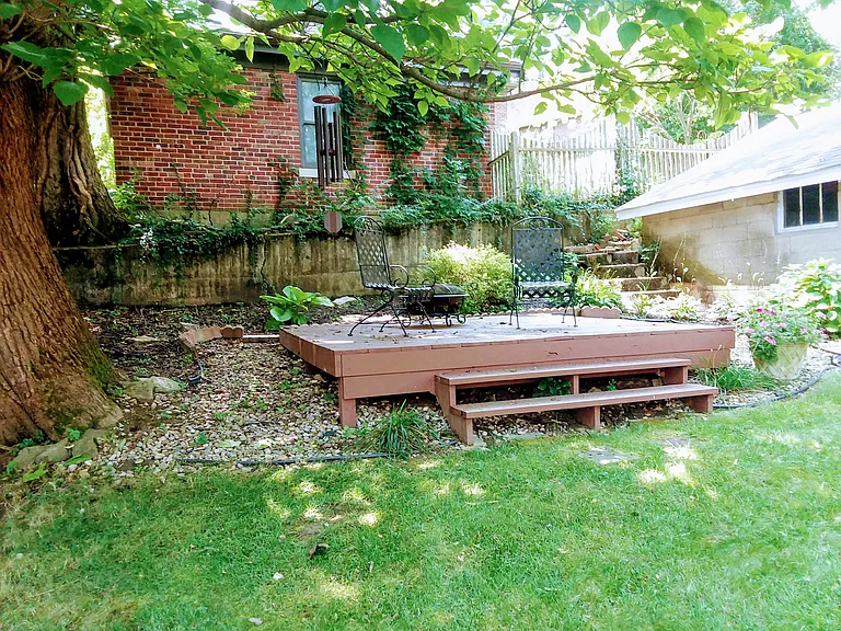 Patio for relaxing