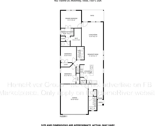 3 bed, 2.0 bath, 1475 sqft, $2,175 — Photo 2