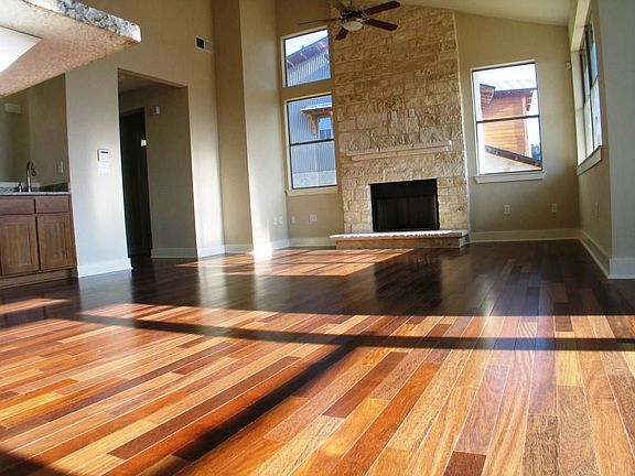 Brazilian wood flooring with a rich gleam