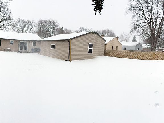 Large fenced backyard