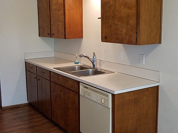 Newly Re-stained Cabinets