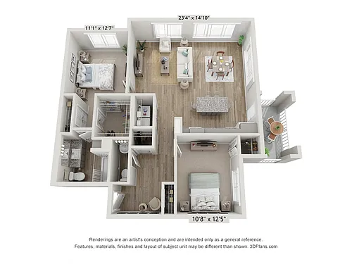 Floor plan 2B