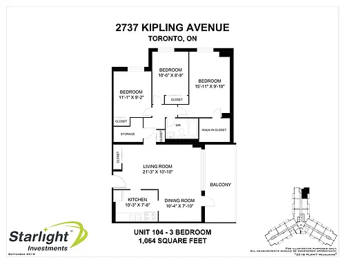 Floor plan 3 Bedroom 3 Bed 1 Bath