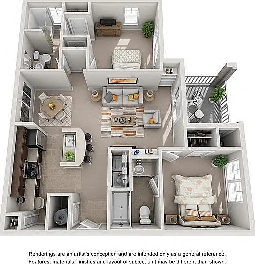 The Elm - Two Bed, Two Bath Apartment The Elm - Two Bed, Two Bath Apartment