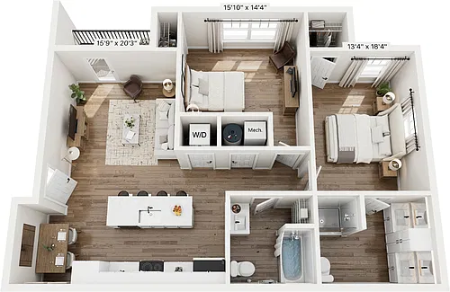 Floor plan B1