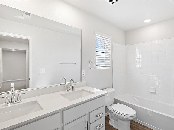 The Monarch floorplan image taken at a Meritage Homes community in Falcon, CO