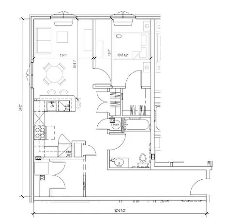 Floor plan 332