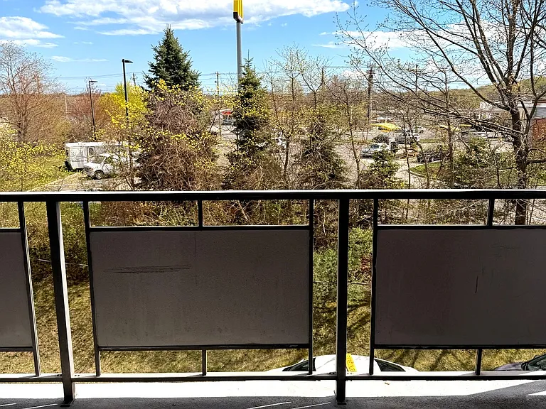 Private balcony with open views