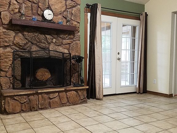 Stone Fireplace