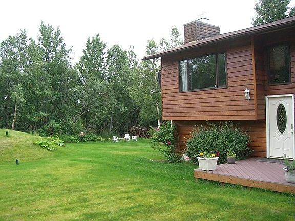 Front door & lawn