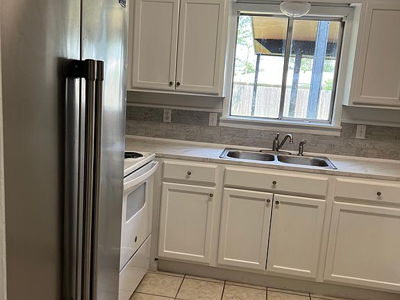 New cabinets and appliances