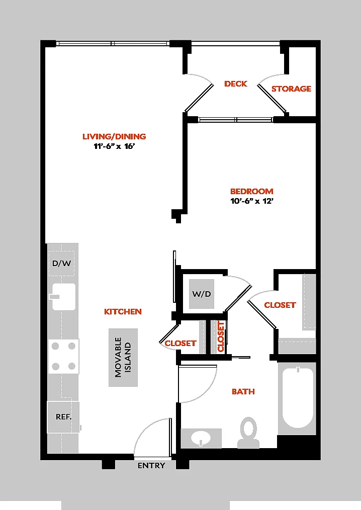 Floor plan Plan 1A