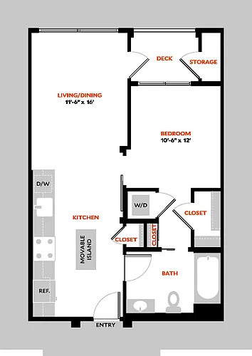 Floor plan Plan 1A
