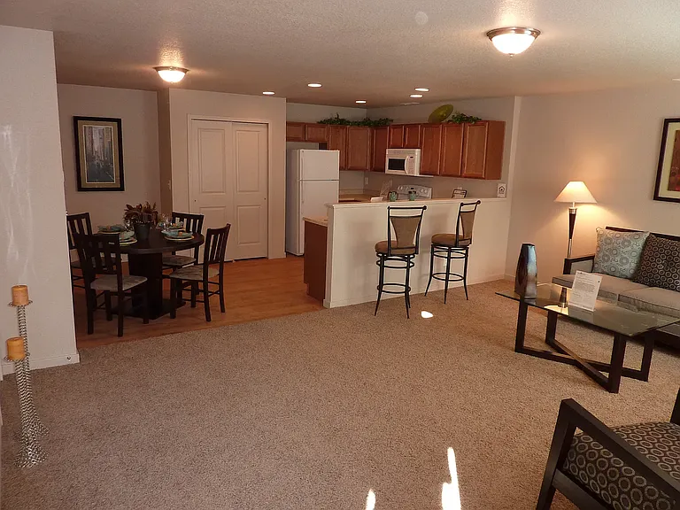Family Room and Kitchen