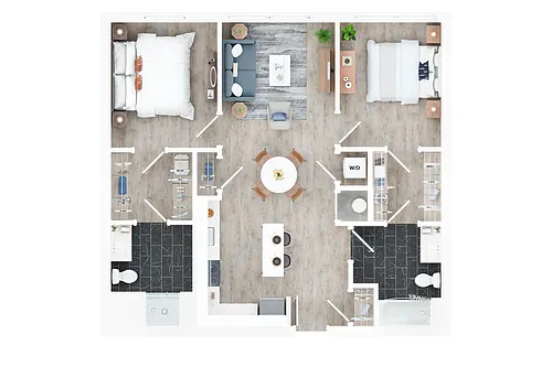 Floor plan B3B - II