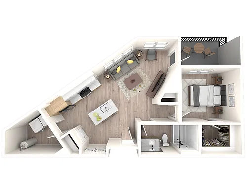 Floor plan 1C