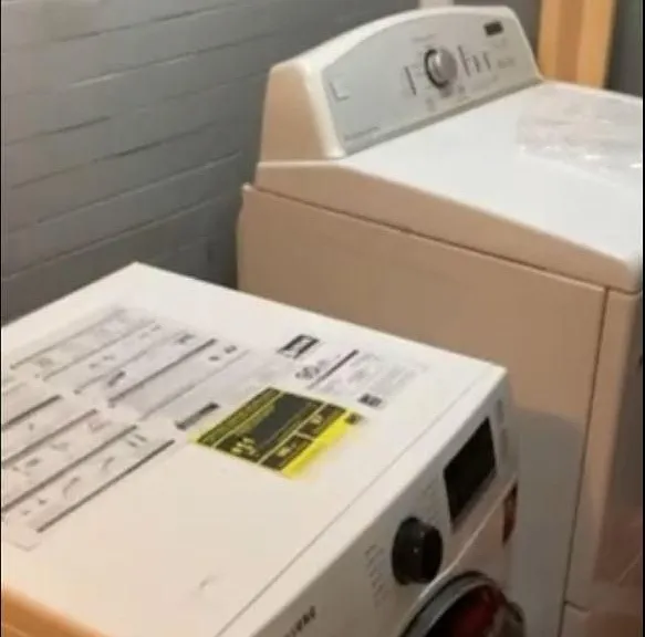 Laundry in mud room