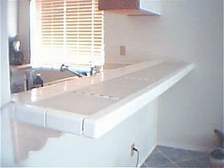 Huge Eating Bar - Art Deco Kitchen Upgrade