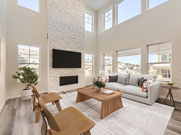 Homesite 163 Great Room - Virtually Staged