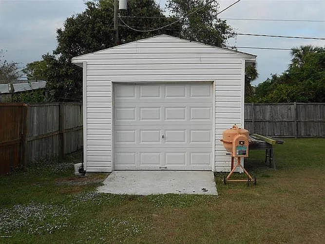 Garage and workshop