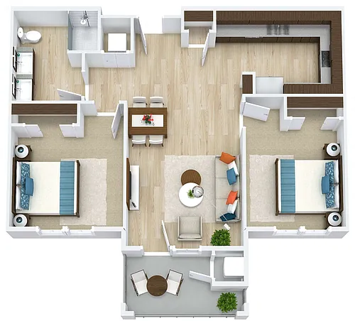 Floor plan B1 - Breckenridge