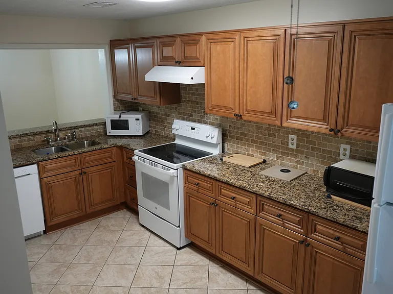 Kitchen over looking the Dining Room