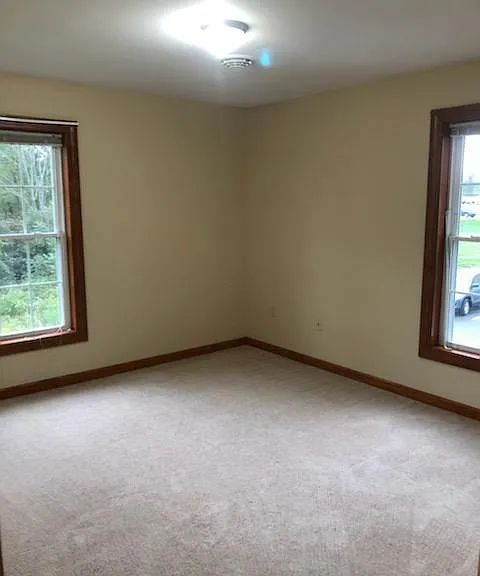 Carpet has been removed. Floors are now VPF.