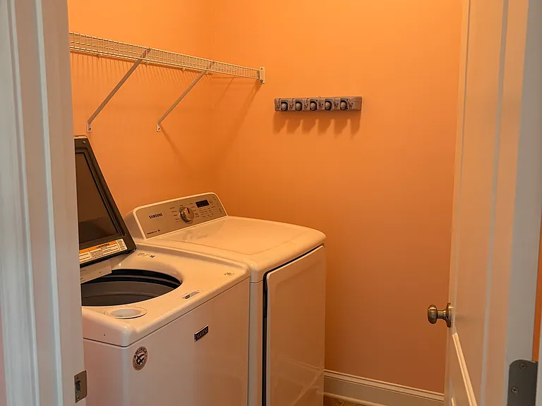 Washer and dryer room