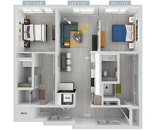 Floor plan B8-1012-UrbanUp