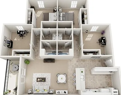 2 bed/ 2 bath 2 bed/ 2 bath