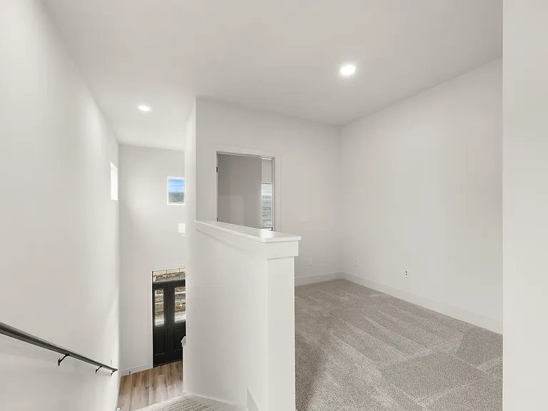 Second-story landing (2-bedroom floorplan)