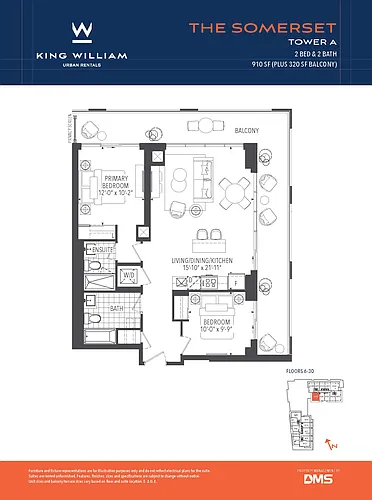 Floor plan 607-A