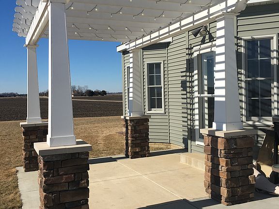 Custom built pergola