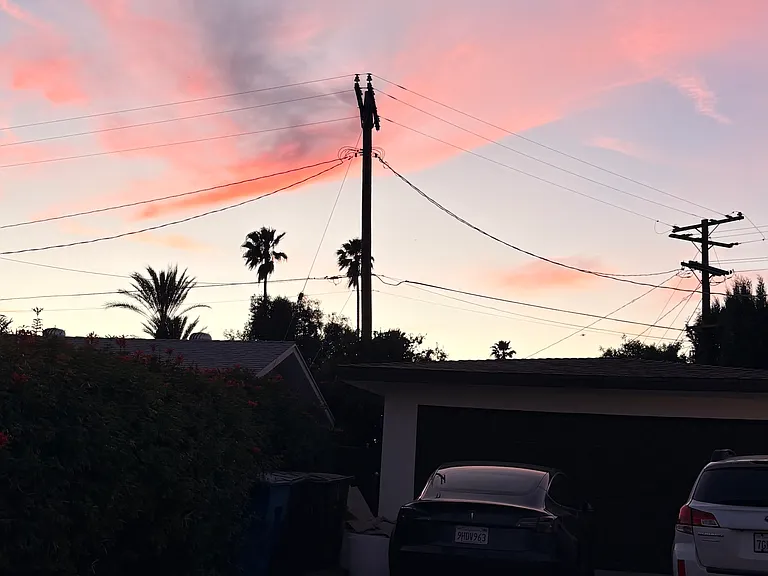 view from edge of driveway