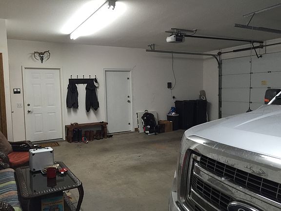 2 car garage with safe room