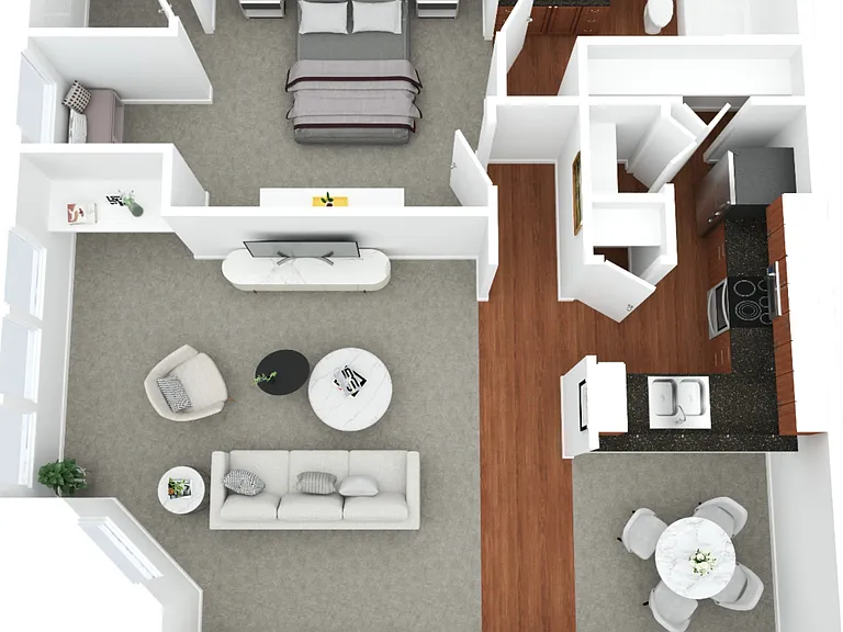 1 Bed, 1 Bath + Sunroom