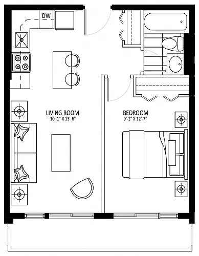 Floor plan The Alexandra