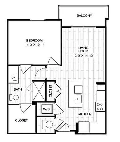 Floor plan A1E