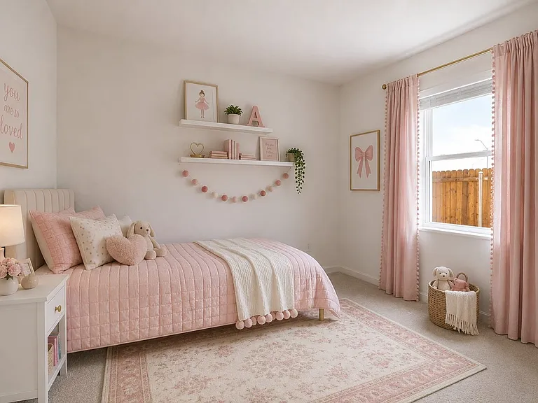 Secondary bedroom 2 - Virtually staged