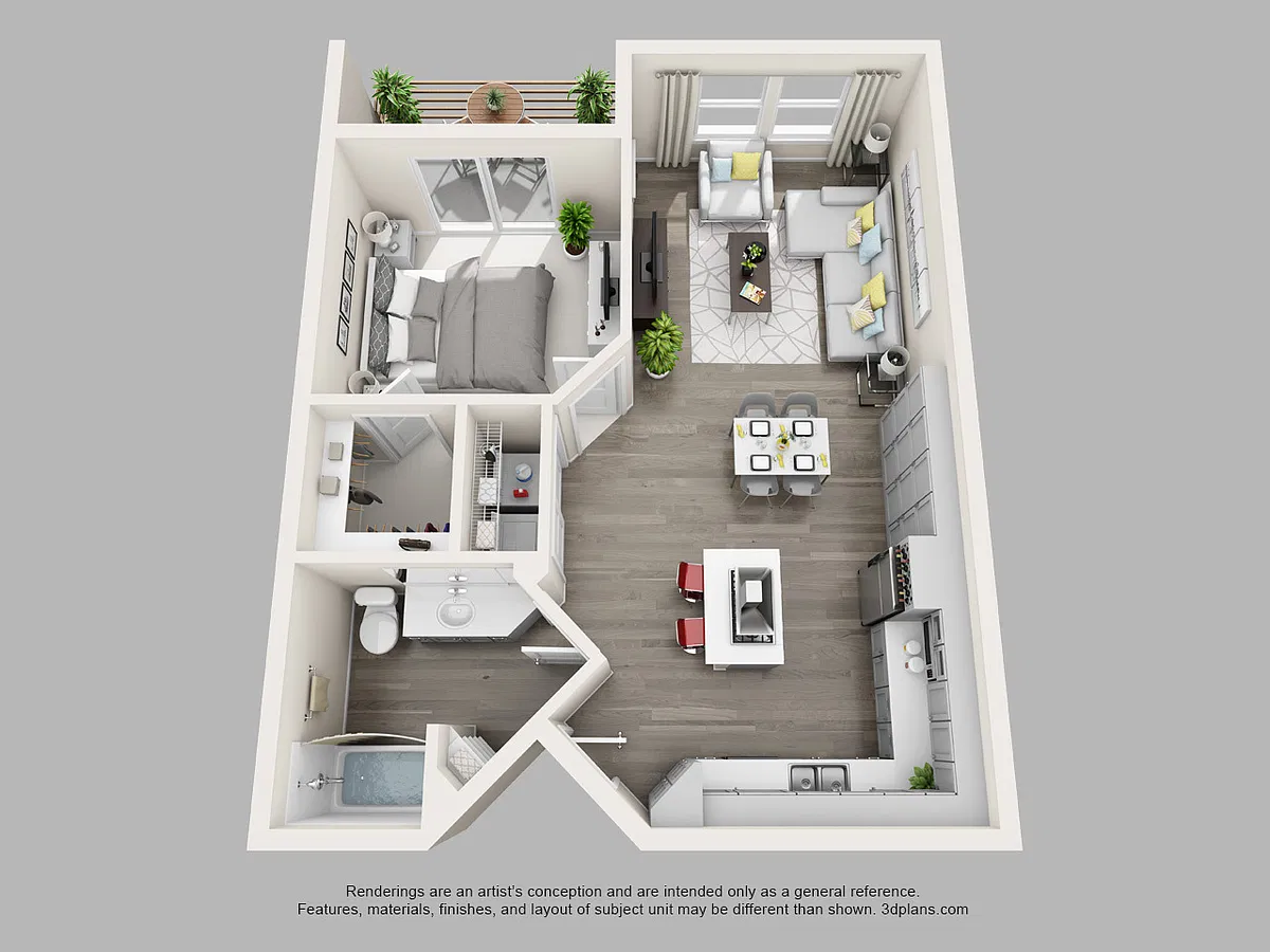 Floor plan 1B