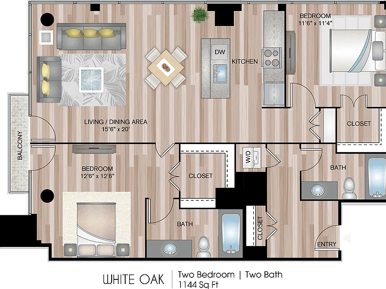 1144 sq ft 1144 sq ft