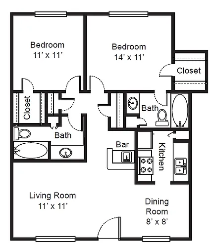 Floor plan Plan B2