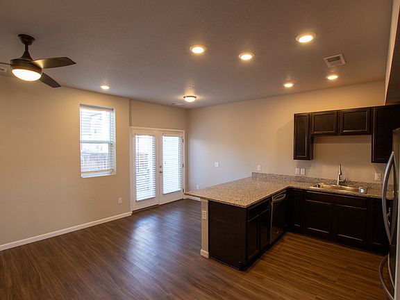 Main living area and kitchen